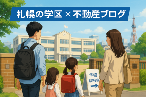 【札幌・八軒小学校エリアで家を買いたい方へ】🏡通勤も通学も便利！札幌都心近くの暮らしやすい学区